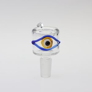 2016 temps limité mâle 14mm Beracky New Heady verre bol oeil coloré pour bongs avec joint mâle 14,4mm pour tuyaux d'eau