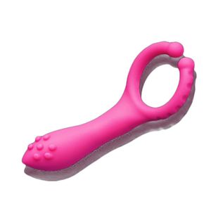 2016 Vibrerende Clip Volwassen Seksspeeltje voor Vrouw Mannen Vertraging Ring Vibrator Milieu Sex Producten Waterdicht Mute Sex Machine PY291 17419 DL5T