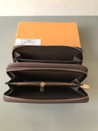 2016 NIEUWE TOP pu hoge kwaliteit MensWallet heren Leer Met Portefeuilles Voor Mannen Portemonnee Portemonnee doos Cross Body # L5881V283Y