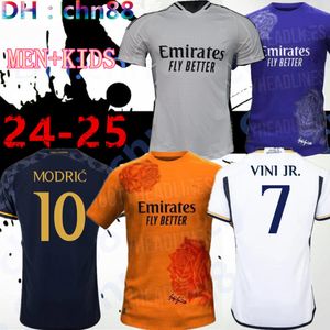 MBAPPE 2024 2025 voetbalshirts 24 25 voetbalshirt Real Madrids CAMAVINGA ALABA MODRIC VALVERDE Vierde camiseta heren- en kinderuniformen VINI JR BELLINGHAM ARDA GULER