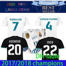 2017 2018 Real BENZEMA voetbalshirts 17 18 BALE MODRIC Retro voetbalshirts Vintage ISCO Maillot SERGIO RAMOS RONALDO Madrids Camiseta