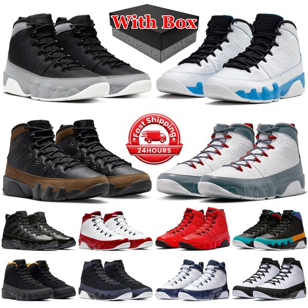 9s Hombres Zapatos de baloncesto 9 UNC Dream It Do It Bred LA Oreo Azul marino Tour Amarillo para hombre Zapatillas de deporte deportivas Zapatillas de