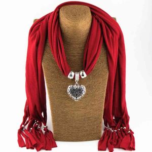 2017 herfst nieuwste vrouwen hart zijde sjaal verklaring ketting boho handgemaakte kraag choker maxi kettingen hangers grote sieraden y1108