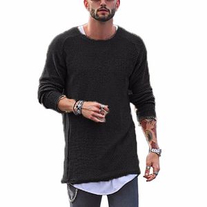 2017 Automne Hiver Mode Mode Vêtements Vêtements Pour Hommes Pulls O-Col Couleur Solide Couleur Slim Fit Hommes Pullover 6 couleurs en option # 258907