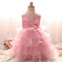 2017 г., одежда для маленьких девочек, летние платья принцессы для девочек для пышного торжества, свадьбы, розовое пышное бальное платье, одежда для маленьких детей, 298V