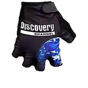 Gants de cyclisme de l'équipe Discovery, demi-doigt, pour vélo de route, avec coussinets en Gel, absorbant les chocs, VTT, 2024