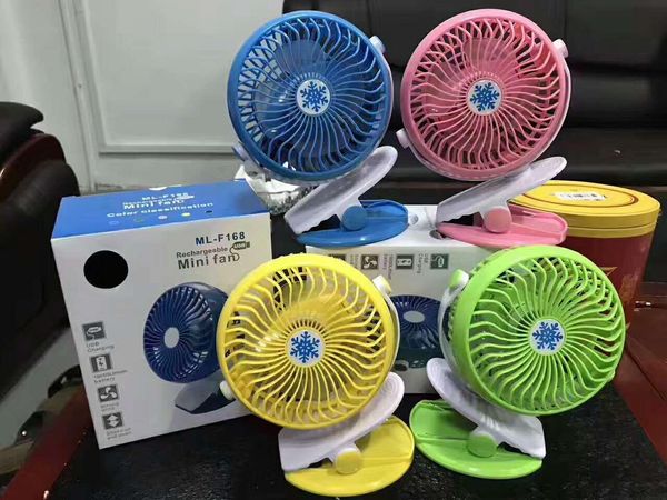 2019 Linda cuna de bebé decorada con un ventilador de color claro, fresco verano, carga un pequeño ventilador, envío gratis