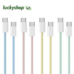 60W PD Type-C naar C Kabel voor iPhone 15 Snel Opladen Kabels Voor Samsung Xiaomi Huawei Data 1M 2M Draad Type C