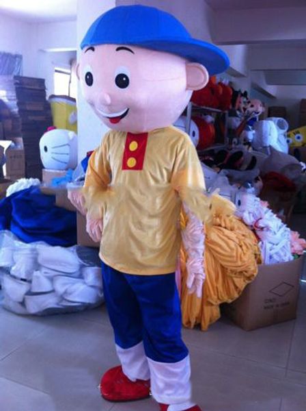 2017 Factory Direct Sale Caillou Mascot Costume Adult Taille Caillou Mascot Costume Livraison gratuite