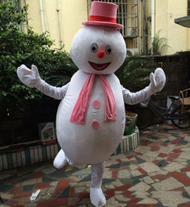 2017 Vente directe d'usine Costume de mascotte de bonhomme de neige de Noël Costume personnalisé Costume de mascotte d'Halloween Déguisement de carnaval Costume Livraison gratuite