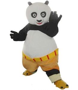 2017 Factory Direct Sale Kungfu Panda Mascot Costume Kung Fu Panda Mascot Costume Kungfu Panda Fancy Dress+Cardboard Head