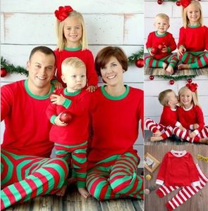 2017 famille correspondant pyjamas de noël famille vêtements mère fille père fils vêtements ensembles famille Style ensemble