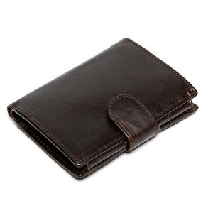 Portefeuilles en cuir authentique en cuir avec porte-caisson de poche concepteur de mode vintage homme sac à main billetera hombre de haute qualité 3281