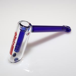 Nuevo Glass Hammer Pipes Heady Bubbler Water Pipe Un brazo Perc Tree Percolador Fumar Bong Tabaco Bongs Clear Bent Bowl