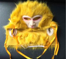 2017 Halloween Monkey King Mask Horror Rubber Latex Masque complet Halloween Cosplay Monkey Party Mask Halloween Props 8086526