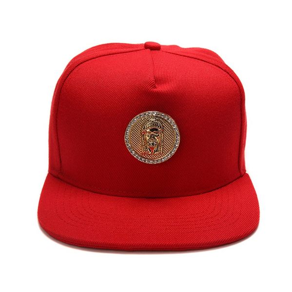 Casquette de Baseball Hip Hop jésus bleu rouge noir Snapback pour hommes coton décontracté réglable hommes unisexe chapeaux