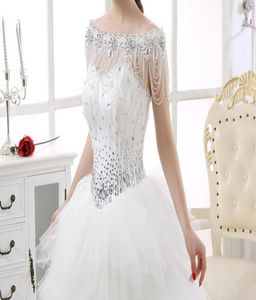 2017 Frappez une nouvelle robe de mariée populaire européenne et américaine de haute qualité The Bride Epaulets Corpored Diamond Shader Shadow Word Lace6585935