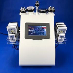 Modèle de haute qualité 40K Liposuccion ultrasonique Cavitation 8 pads Laser Vacuum RF Salon Salon Salon Salon Machine