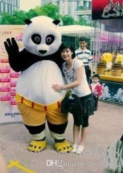 2017 nouveau Costume de mascotte chaud Kung Fu Panda personnage de dessin animé Costume taille adulte