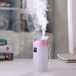 2019 Vente chaude Humidificateur de brume fraîche Portable Voyage USB Mini Diffuseur ultrasonique pour voiture Home Office Baby avec arrêt automatique