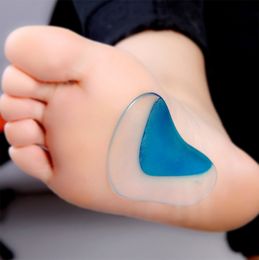 2017 Hot Sale Nieuwe Invoegen na één paar Siliconen Pad in de Boog van de voet Orthotics Teen Flatfoot Pronation Orthotics gratis verzending