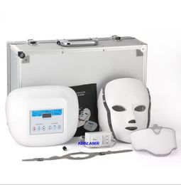 7 kleuren fotodynamische led gezichtshuid verjonging elektrische apparaat anti-aging gezichtsmasker machinetherapie schoonheid machines