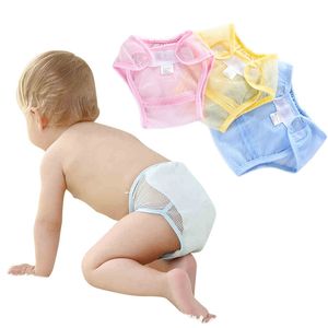 2017 infantil pañales de algodón cubierta de tela de malla transpirable reutilizable pañal bebé cubre los pantalones de los cabritos del pan C2690