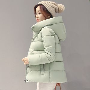 2017 jas vrouwen winter dikke jas met capuchon warme winter vrouwelijke parkas herfst basic jas