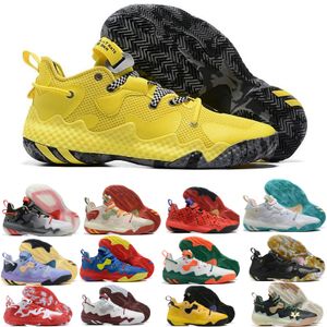 Hommes Hommes Hardens Vol.6 6S VI Chaussures de basket-ball pour hommes Sports de plein air Entraînement Baskets Taille GSolar Jaune Rouge Filets Soutien Icey Rose Futurenatural Bleu US7-12