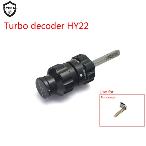 Décodeur Turbo HY22 pour Hyundai, outil de sélection de serrure d'ouvre-porte de voiture, outils de verrouillage de décodeur Turbo Hyundai HY22