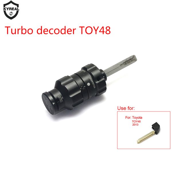 Décodeur Turbo Toy48 pour Toyota, outil de sélection de verrouillage d'ouvre-porte de voiture, outils de verrouillage de décodeur Turbo Toyota TOY48