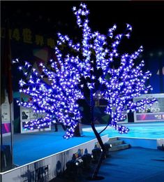 2017 LED Cherry Blossom Tree Light 864pcs Ampoules LED 18m Hauteur 110220VAC Sept couleurs pour l'option Utilisation extérieure étanche à la pluie Drop Sh8895500