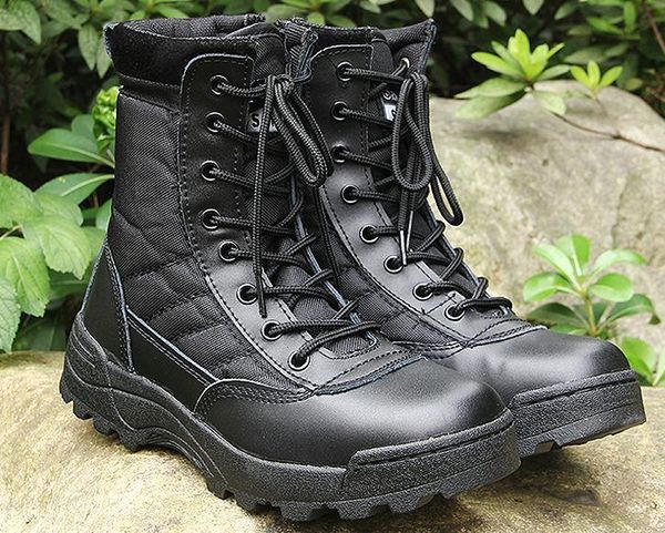 2017 hommes armée bottes hommes militaire désert SWAT Combat printemps automne respirant bottines hommes Botas Top qualité