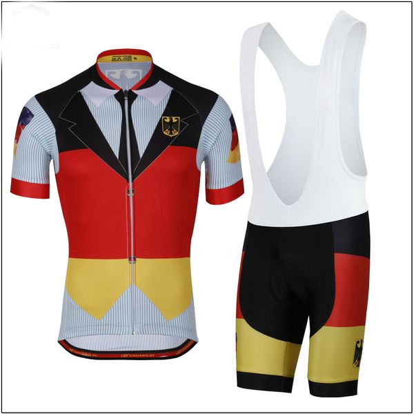 2024 Allemagne Hommes Été Triathlon Équipe Nationale Cyclisme Maillot Court VTT Vêtements Maillot Ciclismo Ropa Taille XXS-6XL N5