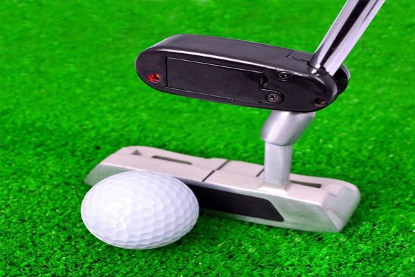2017 Mini Black Golf Putter Láser Corrector Corrector Mejora de la herramienta de ayuda Accesorios de práctica de golf9411477