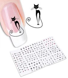 2017 nouveau 1 feuille 3D dessin animé mignon chat animal Nail Art autocollant manucure décalcomanie conseils bricolage ongles autocollants manucure outil 4635132