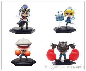 2017 Nouveau 10 styles League of Legends Action Figure Toys Figures d'action mignonnes Game de collection d'anime Kit de garage Toys With Box G8886162