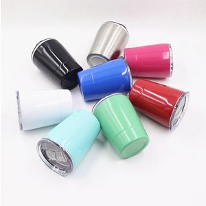 Bouteille pour enfants de 8 oz en acier inoxydable Tasses pour enfants Mini gobelet isolé à double paroi pour enfants avec couvercles et pailles