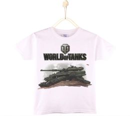 2017 Nieuwe Collectie Jongens T-shirt Wereld Van Tanks Cartoon 100 Katoen Kinderen T-shirts Meisjes Tops Baby T-shirt Kinderkleding 4T12T7933820