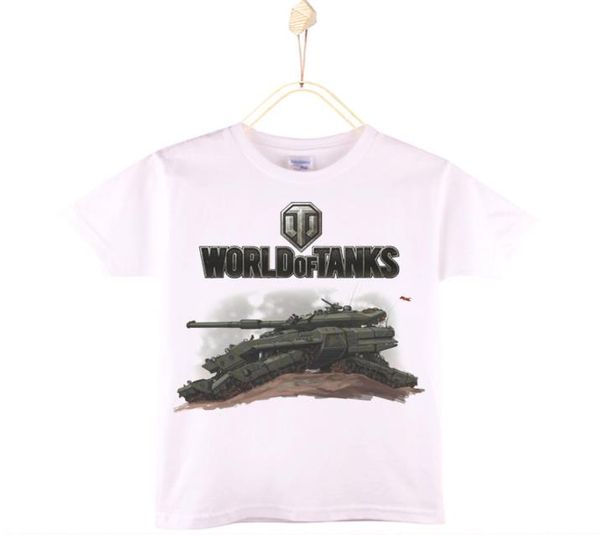 2017 Nouvelle Arrivée Garçons Tshirt World Of Tanks Dessin Animé 100 Coton Enfants T-shirts Filles Tops Bébé Tshirt Enfants Vêtements 4T12T7933820