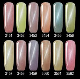 2017 Nouveau arrivée Meicharm 12 couleurs Diamond Cateye Rust de ongles 15 ml Gel UV Polon trempage Off Nail Gel Dhl 50pcSlot2904452