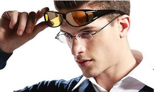 2017 nouvelle arrivée hommes lunettes de conduite de voiture lunettes de vision nocturne anti-éblouissement lunettes de soleil lunettes de conduite 10 pcs/lot livraison gratuite