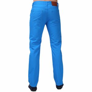 2017 Nouvelle Arrivée Hommes Designer Marque Pantalon Droit Mode Casual Slim Custom Fit Bonbons Maigre Denim Crayon Jeans H0290