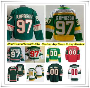 Kirill Kaprizov Minnesota Hockey Jersey Marc-André Fleury Mats Zuccarello Joel Eriksson Ek Matt Boldy Brandon Duhaime Brock Faber Marco Rossi Ryan Hartman Foligno