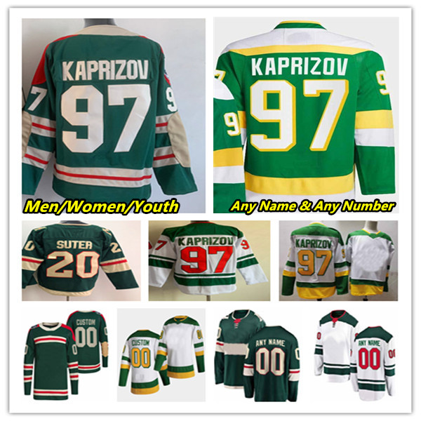 Wholesale Minnesota Wild Ice Hockey Jerseys Mats Zuccarello Jersey Talbot  Kirill Kaprizov Bjugstad Custom Stitched wholesale From m.
