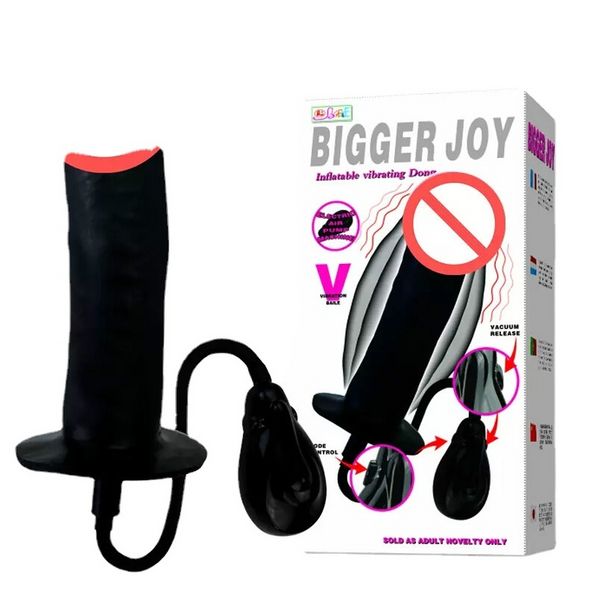 Llegada Juguetes anales Producto sexual El más grande del mundo Max Dia 10 5Cm Tapón anal inflable Consolador de gran tamaño