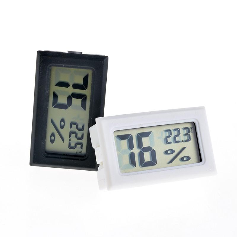 2020 NIEUWE Zwart / Wit FY-11 Mini Digitale LCD Milieu Thermometer Hygrometer Vochtigheid Temperatuurmeter In de Koelkastijsvak Koelkast