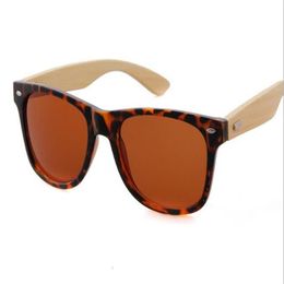 2017 Nouvelle Marque Designer Bambou Lunettes de Soleil Femmes Hommes lunettes de Soleil Haute Qualité En Bois Lunettes 6 Pcs Lot 2506