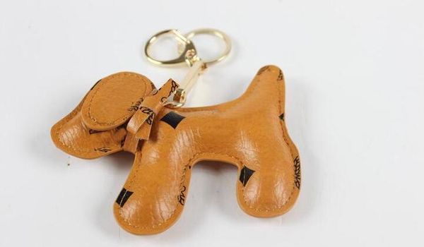 Charmes chien sac pièces accessoires porte-clés sac à dos chaîne pendentif créatif unisexe Pu Animal chiens sac à dos cadeau