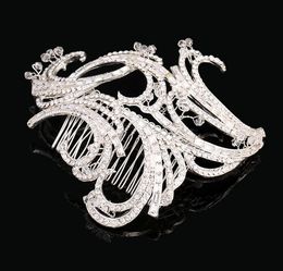 Nieuwe goedkoopste Kronen Haar Accessoire Rhinestone Juwelen Mooie Kroon zonder Kam Tiara Hairband Bling Bling Bruiloft Accessoires LY506